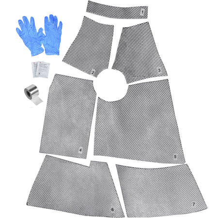 Triumph Gearbox Cover Heat Shield Kit for TR6 and TR250 (010882)