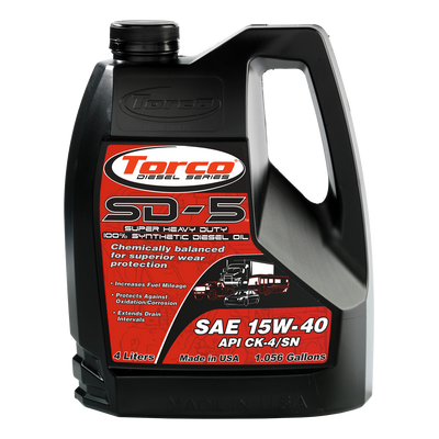 Torco SD-5 Synthetic Diesel Oil 15W-40