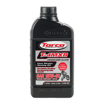 Torco T-4MXR 4-Stroke Racing Oil 15W-40