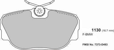 SAAB 9000 Front Performance Brake Pads 1130