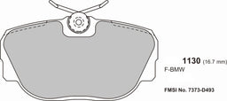 BMW Z1 1983-1988 Front Performance Brake Pads 1130