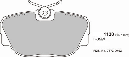 BMW Z1 1983-1988 Front Performance Brake Pads 1130