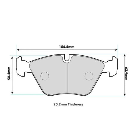 BMW E46 M3 Front Performance Brake Pads 1364