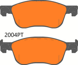 FIESTA Mk 8 1.5 ST ECOBOOST Front Performance Brake Pads 2004