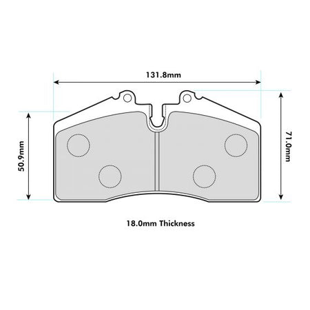 Stoptec ST40/45 Front Performance Brake Pads 0439