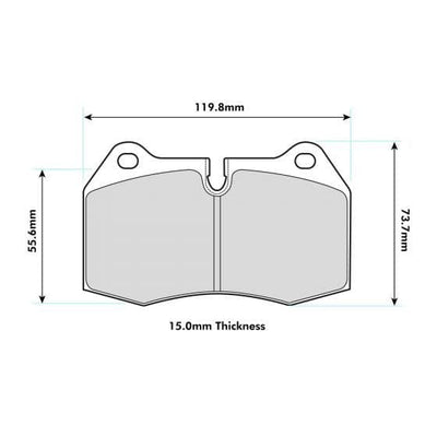 Honda Integra DC5 Front Performance Brake Pads 8071