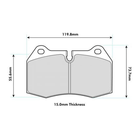Honda Integra DC5 Front Performance Brake Pads 8071