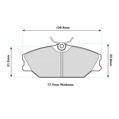 Renault Clio 172/182 Front Performance Brake Pads 8193