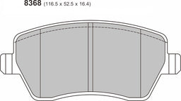 Renault Clio III Performance Brake Pads 8368