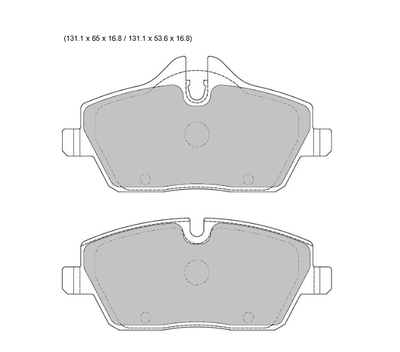 BMW 1 series E87 118i CC 1800 KW 95 PBS front Pads 8403
