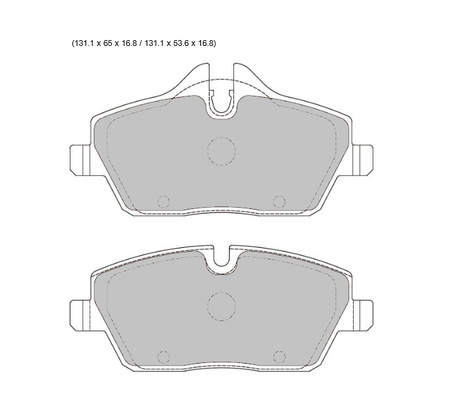 BMW 1 series E87 118i CC 1800 KW 95 PBS front Pads 8403