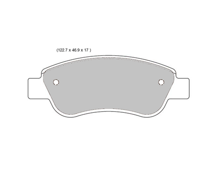 TOYOTA Aygo B1 / Aygo B4 Front Performance Brake Pads 8419