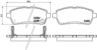 SUZUKI Swift V Front Pads 8435