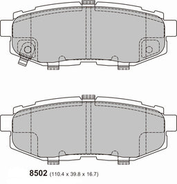 Toyota GT86 Rear Performance Brake Pads 8502