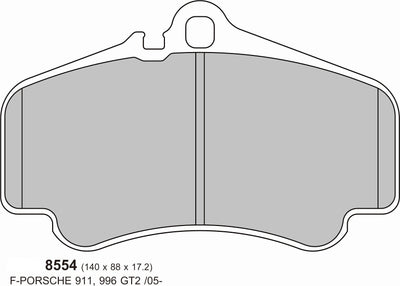 Porsche 911 (997) 3.8 CARRERA S/4/4S/GTS  08-12 FRONT Performance Brake Pads