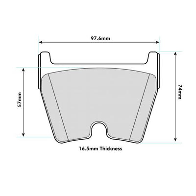 A5 Convertible (8F7) RS5 quattro  2013 > PBS front Performance Brake Pads 8580 8 pads