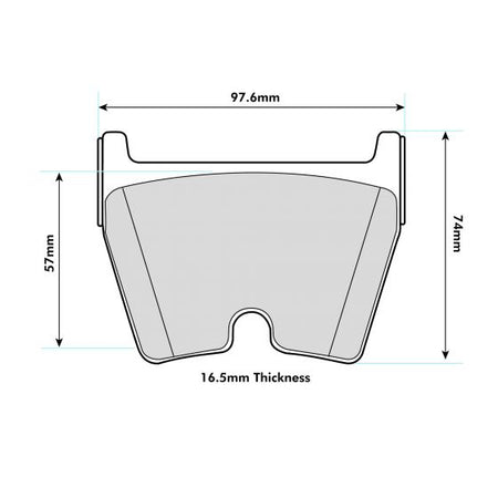 A5 Convertible (8F7) RS5 quattro  2013 > PBS front Performance Brake Pads 8580 8 pads