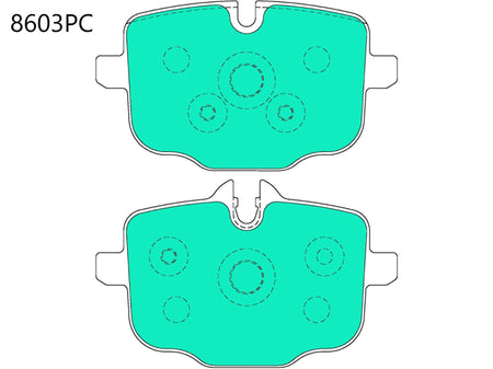 BMW  M6 (F06,F13,F12) Rear Performance Brake Pads 8603