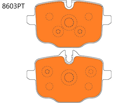 BMW  M6 (F06,F13,F12) Rear Performance Brake Pads 8603