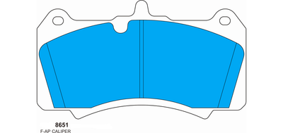 PBS 8651 - AP Radi-cal caliper CP8520 / CP8521 / CP8522 and Radi-CAL 2 caliper CP9560,  CP9561 & CP9562 CP7555D70