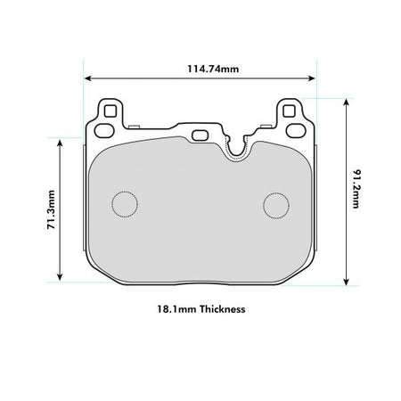 BMW 3 Series (F30, F31, F34, F35, F80 with Brembo caliper) Front Pads 8685