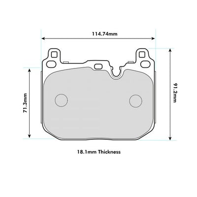 BMW M4 F83/83 Front Performance Brake Pads 8685