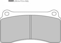 BMW 2 Coupe (F22, F87) Rear Performance Brake Pads 8689