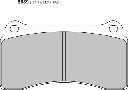 Nissan Skyline Rear Performance Brake Pads 8689