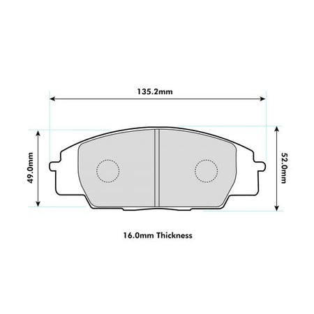 Honda S2000 Front Performance Brake Pads 0991