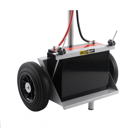 BG Racing Battery Trolley Grey Powder Coated