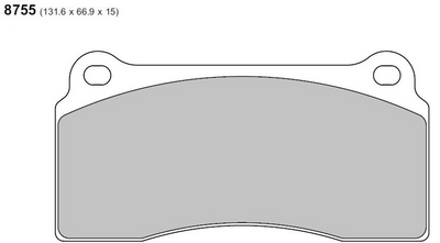 ALCON PNF0084X304 Performance Brake Pads 8755