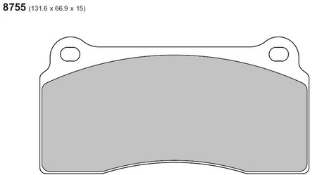 ALCON PNF0084X304 Performance Brake Pads 8755