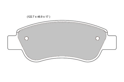 Peugeot 107 / 108 Front Performance Brake Pads 8419