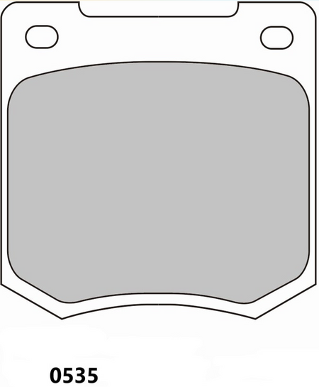 Volvo 343/360 Front Performance Brake Pads 0535
