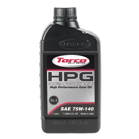 Torco HPG High Performance 100% Synthetic Gear Oil - TorcoUSA