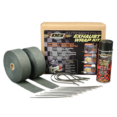 Exhaust Wrap Kit 2 Inch Up to 2000 Degree F Thermo Tec