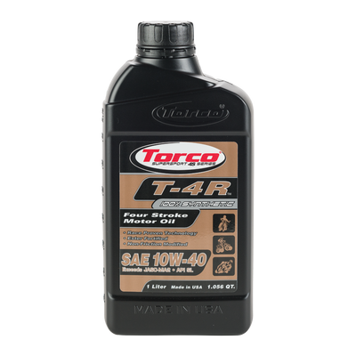 Torco T-4R 100% Synthetic 4-Stroke Racing Motorcycle Oil